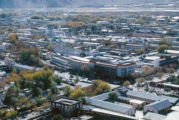Streetscape of Lhasa, 1987